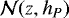 $\mathcal{N}(z,h_P)$