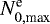 $N_{0,\textrm{max}}^{\textrm{e}}$