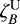 $\zeta_{B}^{\textrm{U}}$