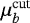 $\mu_{b}^{\textrm{cut}}$