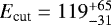 $E_{\textrm{cut}}=119^{&#x002B;65}_{-31}$