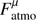 $ F_\mathrm{atmo}^\mu $