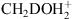 $ \textstyle{\mathrm{CH}}_2\mathrm{DOH}_2^+ $