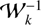 $ \mathcal W_k^{-1} $