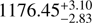 $ 1176.45_{-2.83}^{+3.10} $