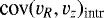 $\textrm{cov}(v_R, v_z)_{\textrm{intr}}$