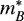 $\ensuremath{m_B^*}$