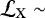$\cal{L}_{\mathrm{X}} \sim$