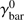 $ \gamma_\mathrm{bar}^0 $