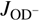 $ {J_{\mathrm{OD}^ -}} $