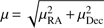 $ \mu=\sqrt{\mu_\mathrm{RA}^2+\mu_\mathrm{Dec}^2} $