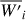 $ {\overline{W'}}_i $