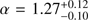 $ 1.27_{-0.10}^{+0.12} $