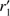 $ r_{\rm{1}}^' $