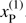 $ x_{\rm P}^{(1)} $