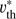 $ \upsilon _{\text{th}}^{*} $