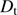 $ D_\text{t} $