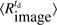 $ \langle R^{t_\text{d}}_{\text{image}} \rangle $