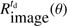 $ R^{t_\text{d}}_{\text{image}}(\theta ) $