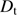 $ D_\text{t} $