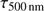 $ \tau _\mathrm{500\,nm} $