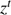 $ z^{t} $