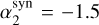 $ \alpha_2^\text{syn}=-1.5 $