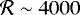 $\mathcal{R}\sim4000$