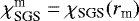 $\chi^{\textrm{m}}_{\textrm{SGS}}=\chi_{\textrm{SGS}}(r_{\textrm{m}})$