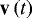 $\mathbf{v}\left(t\right)$