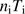 $ n_\mathrm{i}T_\mathrm{i} $