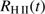 $ R_\mathrm{H\,II}(t) $