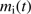 $ m_\mathrm{i}(t) $