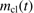 $ m_\mathrm{{cl}}(t) $