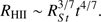 $ \begin{aligned} R_\mathrm{HII} \sim R_{St}^{3/7} t^{4/7}. \end{aligned} $