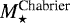 $M_{\star}^{\textrm{Chabrier}}$