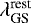$\lambda^{\textrm{rest}}_{\textrm{GS}}$