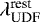 $\lambda^{\textrm{rest}}_{\textrm{UDF}}$