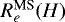 $R_e^{\textrm{MS}}(H)$