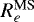 $R_e^{\textrm{MS}}$