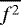 $\overline{f^2}$