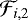 ${\cal F}_{i,2}$