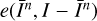 $ e(\bar{I}^n,I-\bar{I}^n) $