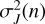 $ \sigma ^2_{ J}(n) $