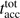 $ t_\text{acc}^\text{tot} $