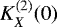 $K_X^{(2)}(0)$