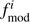 $ f_\text{mod}^i $