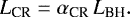 \begin{equation*} L_{\textrm{CR}}= \alpha_{\textrm{CR}}\, L_{\textrm{BH}}. \end{equation*}