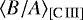 $\langle B/A \rangle_{\textrm{[C\,III]}}$