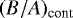 $(B/A)_{\textrm{cont}}$